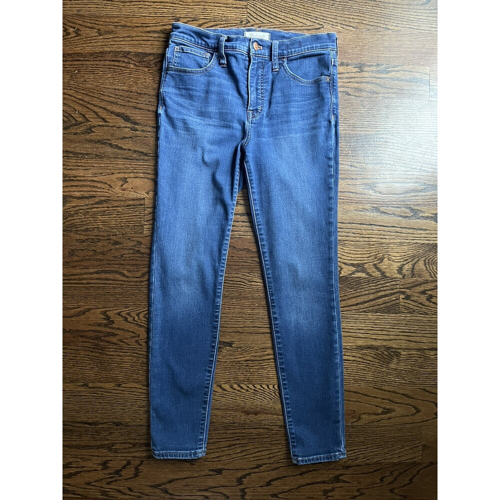 Universal Thread Highest Rise Skinny Denim Jeans Women's 6/28R Blue Cotton Blend